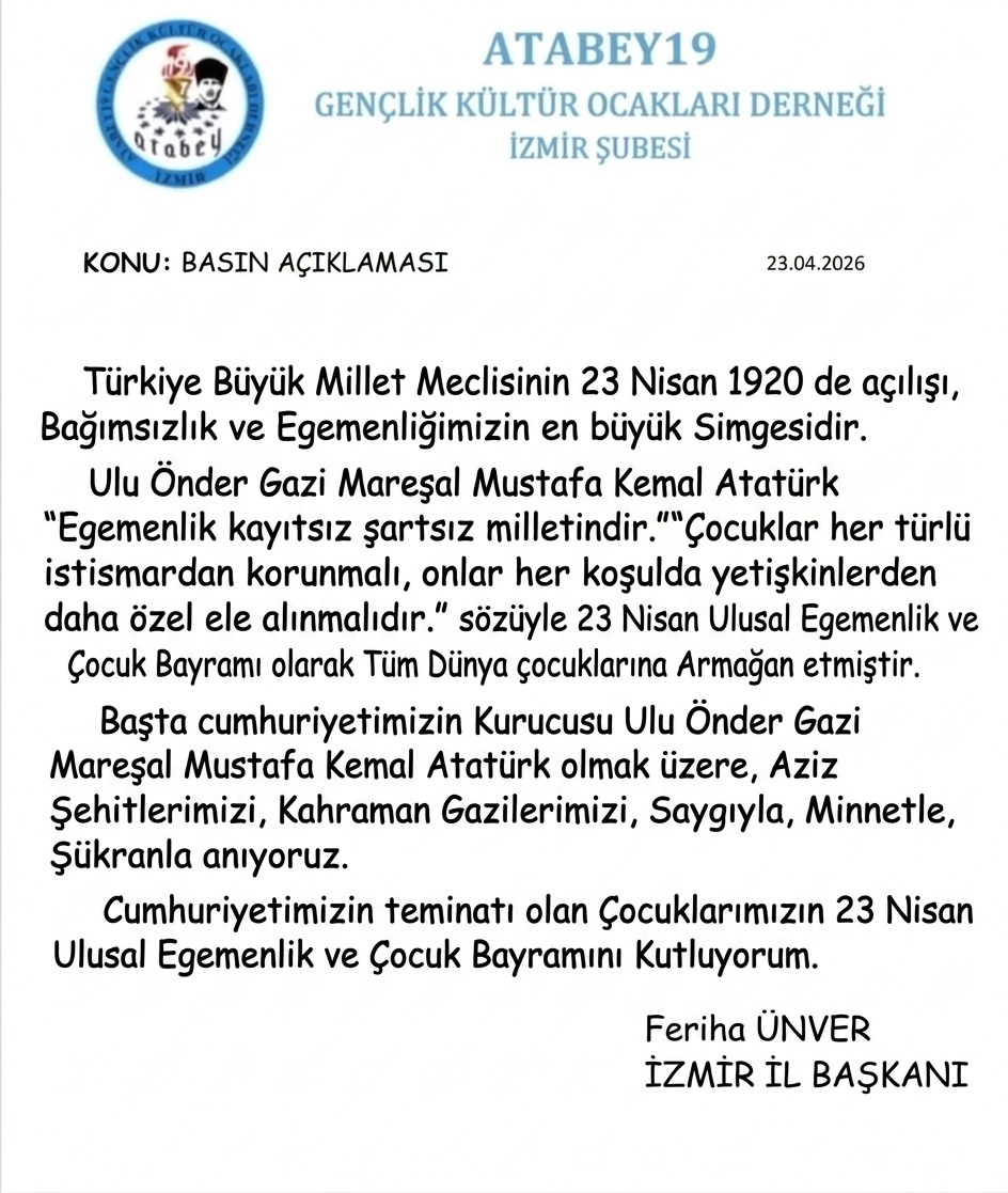 Atabey 19 İzmir Gençlik Kültür Ocakları